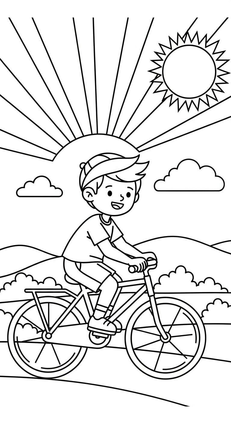 tải file hình tô màu mùa hè