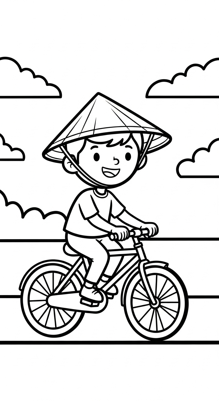 in hình tô màu mùa hè