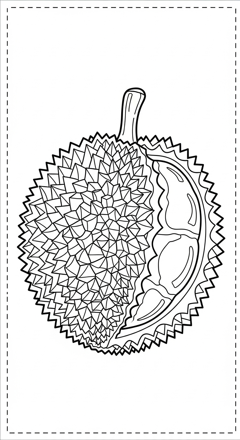 tranh tô màu mùa hè rõ nét 1