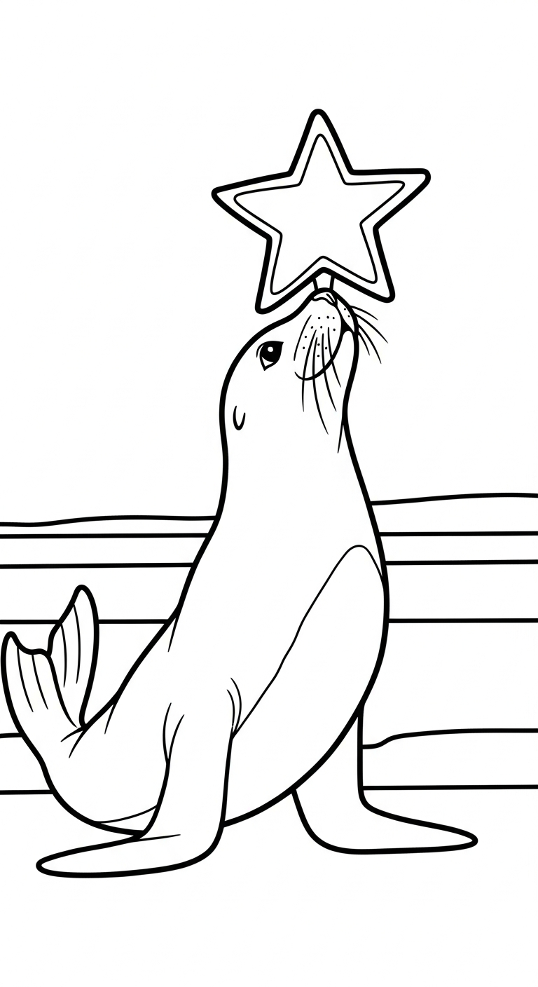 tranh tô màu ngôi sao cho bé 4 tuổi