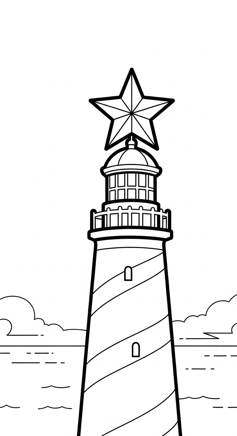 file tranh tô màu ngôi sao cho bé in