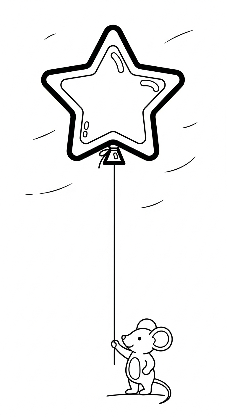 in tranh tô màu ngôi sao cho bé 5 tuổi