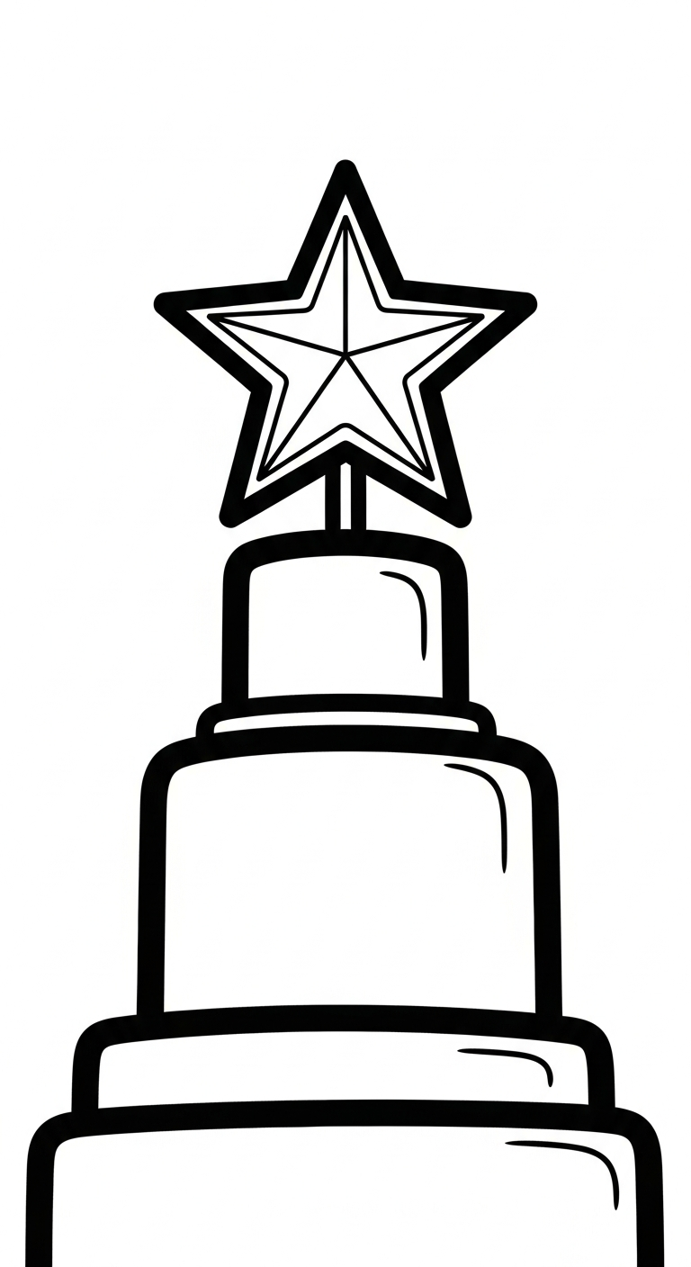 mẫu hình tô màu ngôi sao cho bé