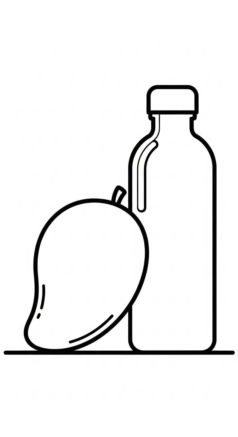 tranh tô màu quả xoài cho bé 8 tuổi miễn phí