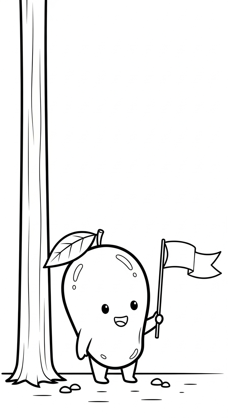 tải tranh tô màu quả xoài pdf