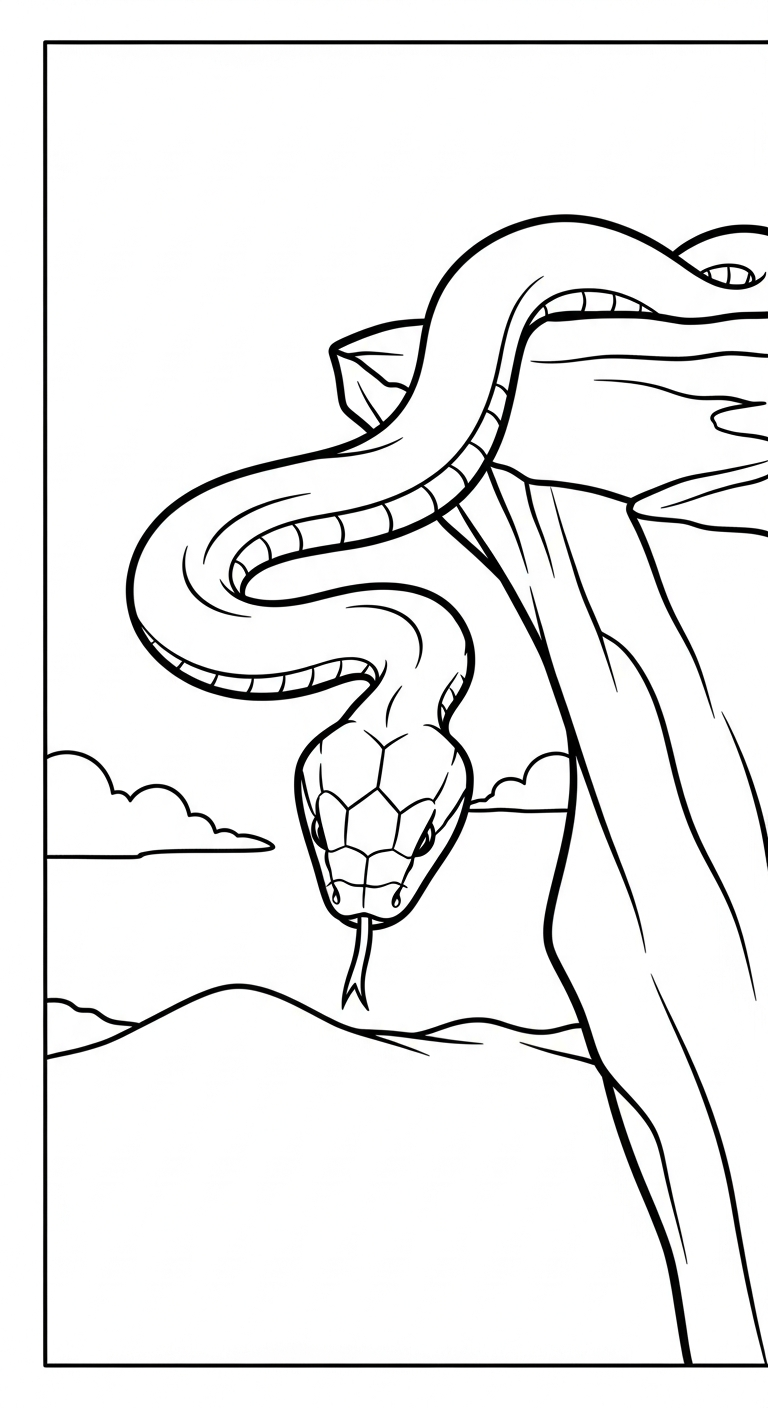 tải hình tô màu rắn miễn phí