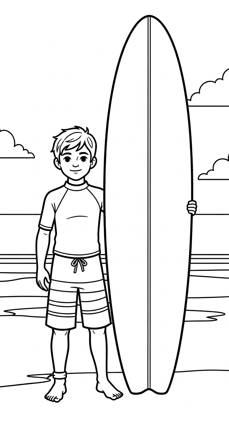 tải hình tô màu trang phục mùa hè chất lượng cao