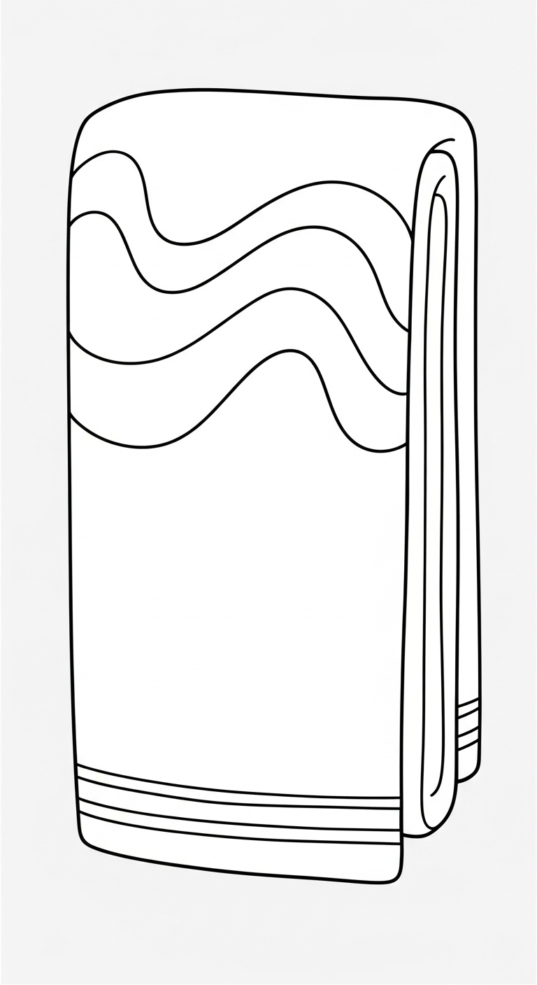 hình tô màu trang phục mùa hè cho bé đơn giản 1