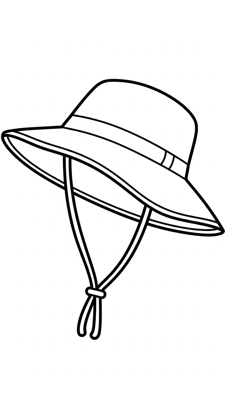 in hình tô màu trang phục mùa hè