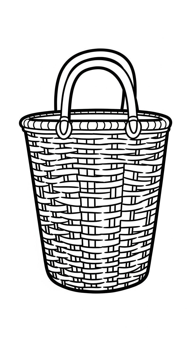 in hình tô màu trang phục mùa hè cho bé