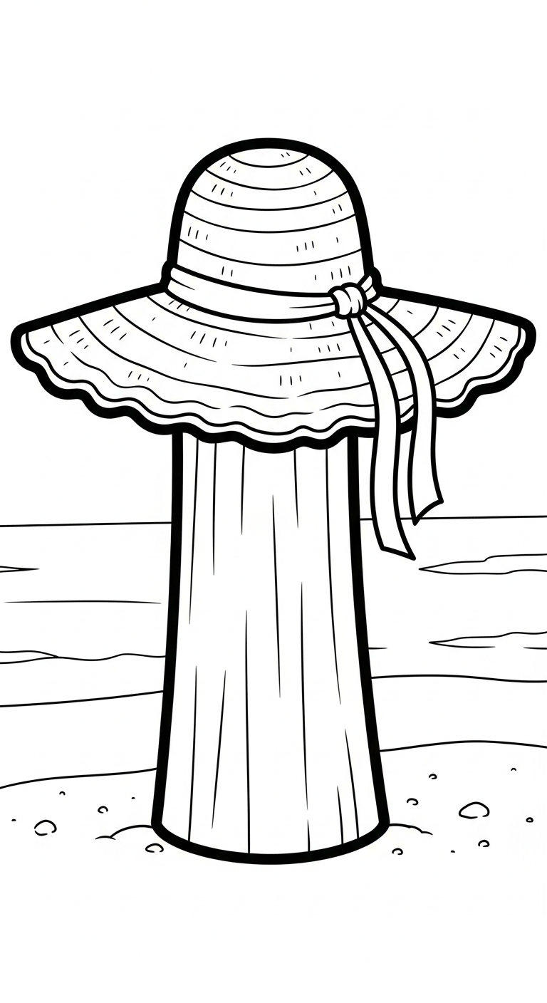 hình tô màu trang phục mùa hè cho bé 7 tuổi