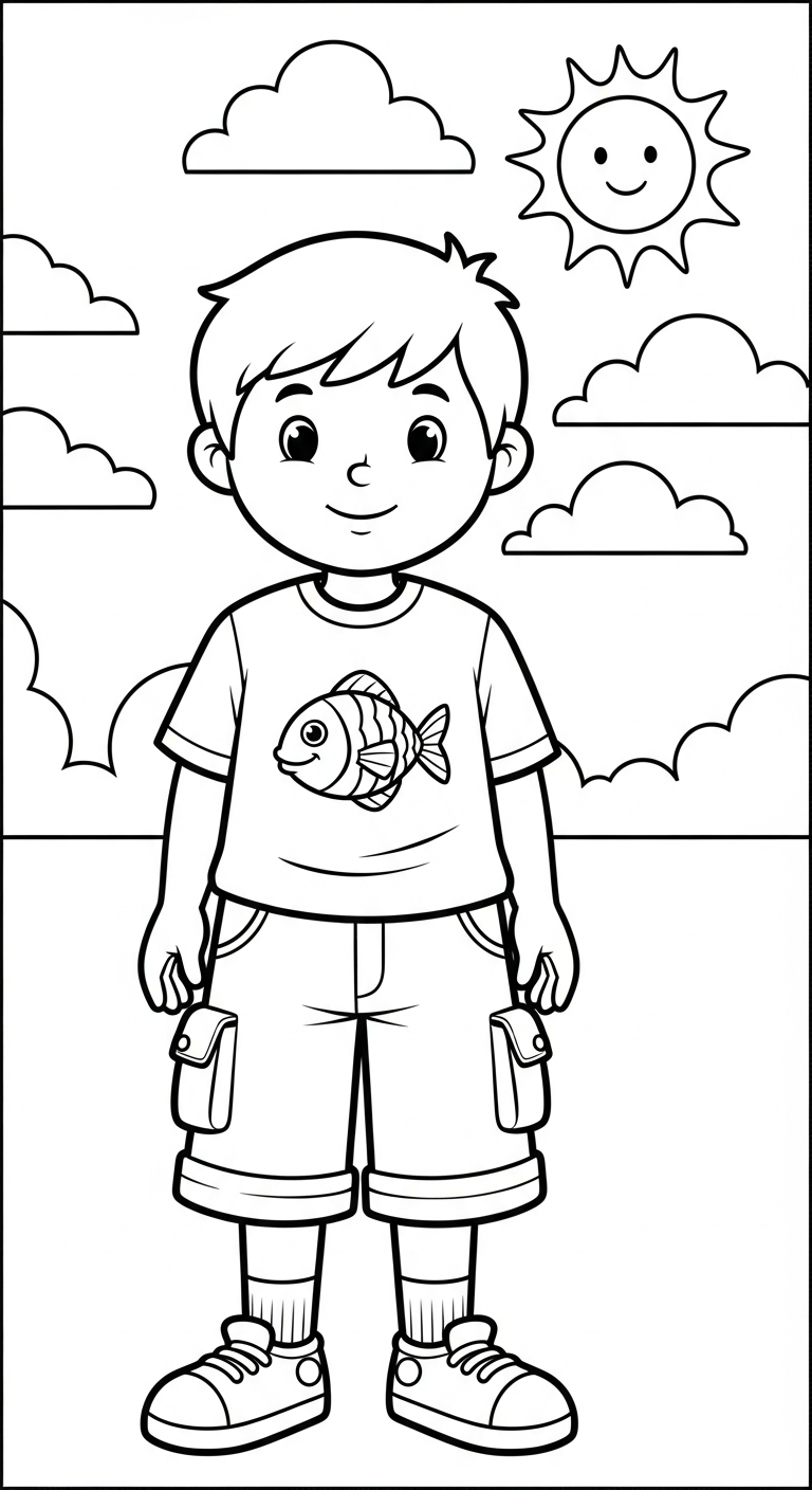 tải hình tô màu trang phục mùa hè không mất tiền