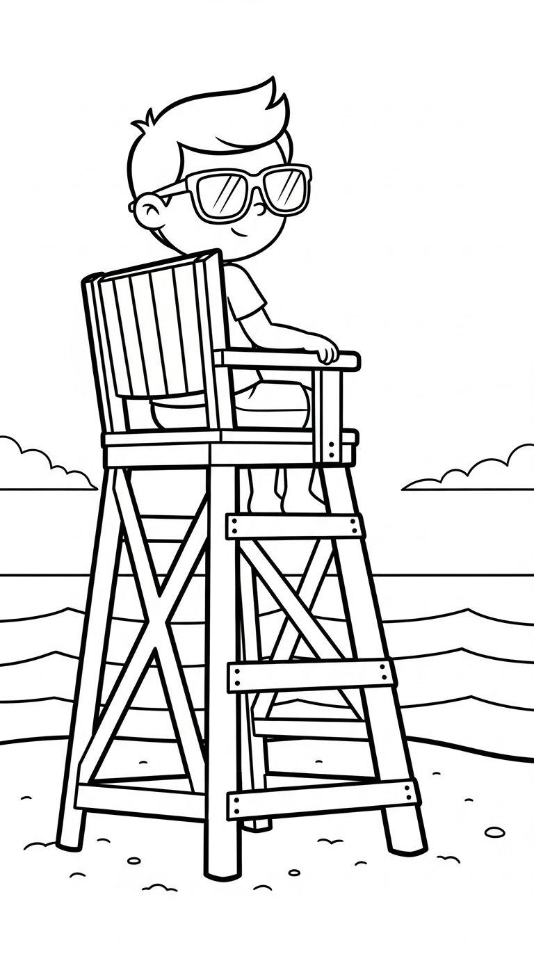 tranh tô màu trang phục mùa hè cho bé 7-8 tuổi