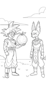 tranh tô màu Songoku pdf