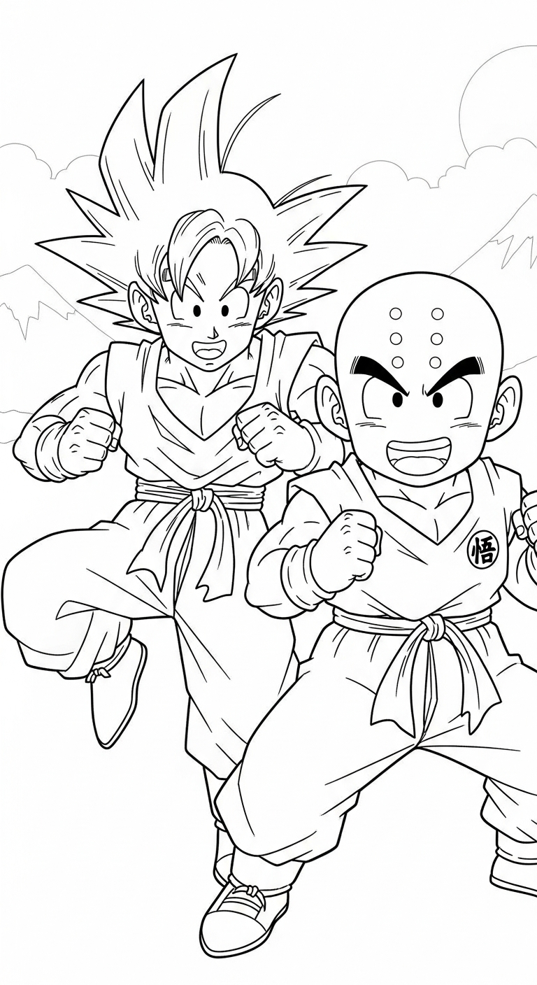 tải hình tô màu Songoku không mất tiền 1