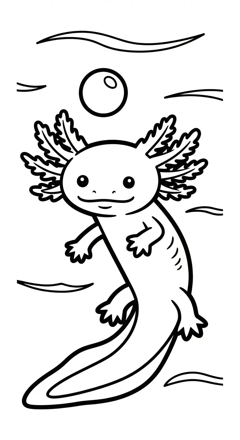 tranh tô màu Tranh Tô Màu Axolotl pdf