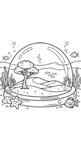 tải hình tô màu Bọt Biển Tinh Nghịch cho bé miễn phí
