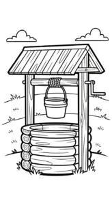 hình tô màu Tranh Tô Màu Cái Xô cho bé 4 tuổi miễn phí