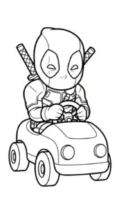 download tranh tô màu Deadpool cho bé