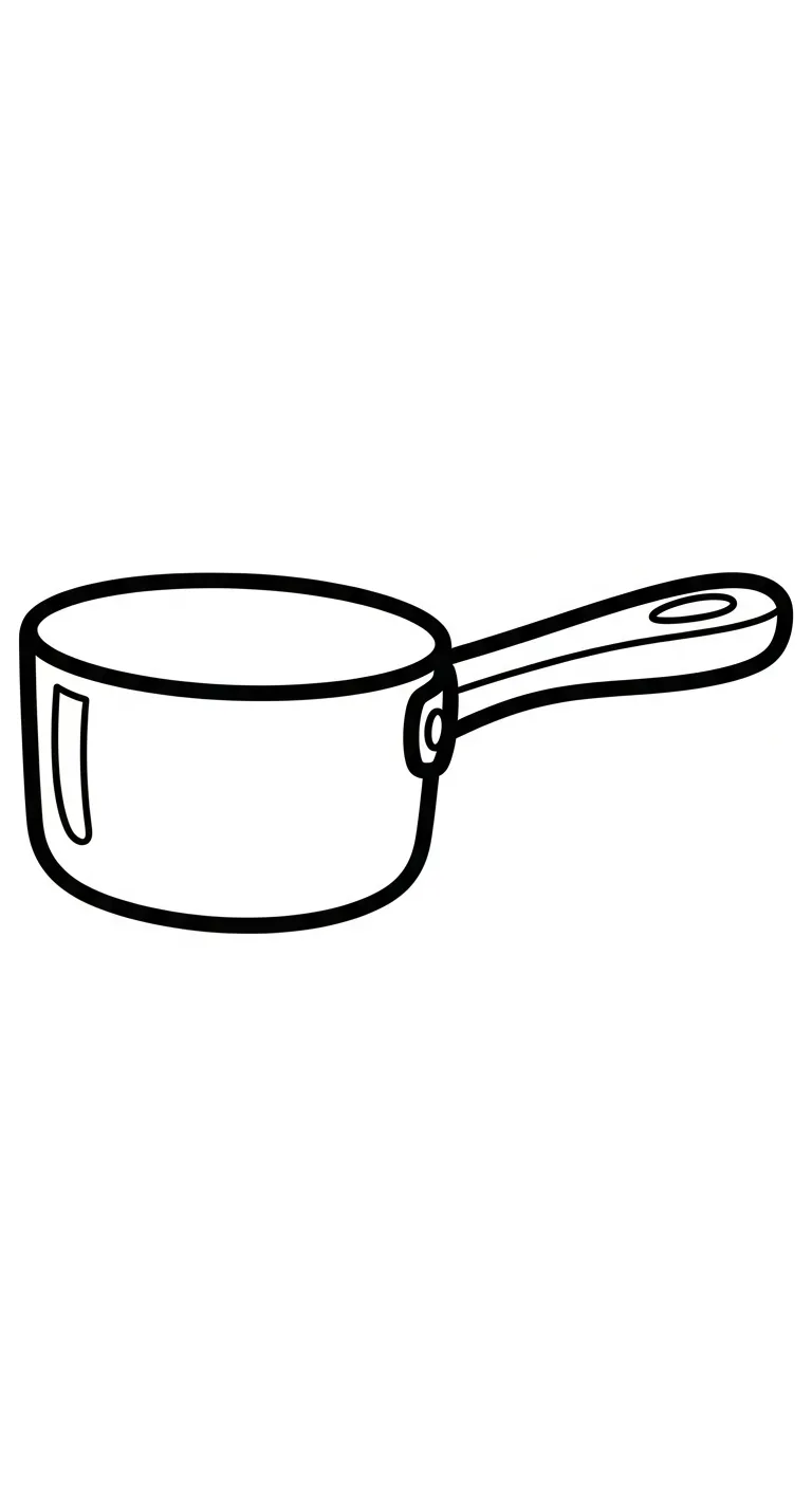 mẫu in hình tô màu Dụng Cụ Nấu Ăn cho bé