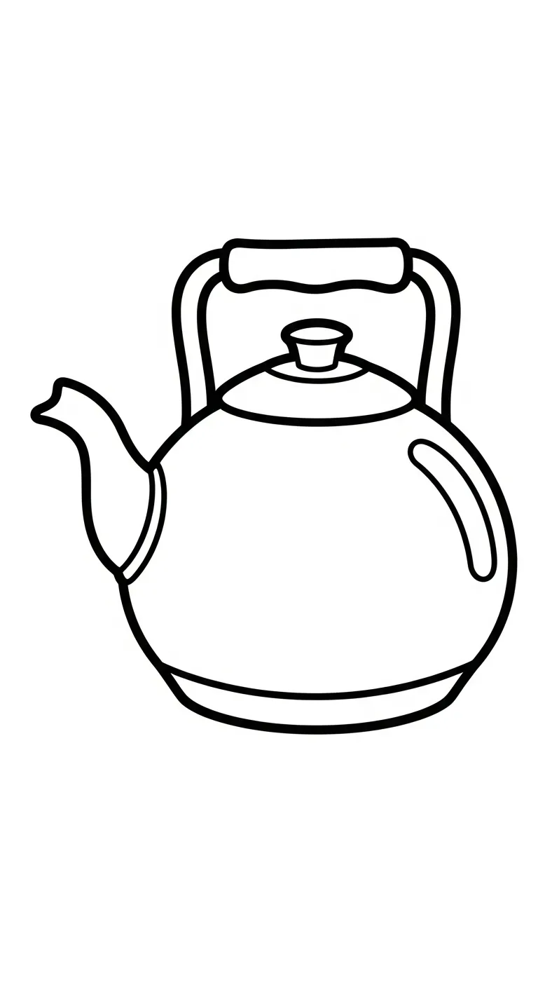 in tranh tô màu Dụng Cụ Nấu Ăn cho bé 4 tuổi 1