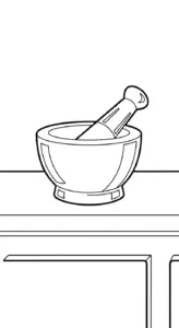tải hình tô màu Dụng Cụ Nấu Ăn cho bé