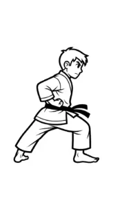 tải tranh tô màu Karate