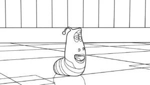 tải hình tô màu Larva chất lượng cao