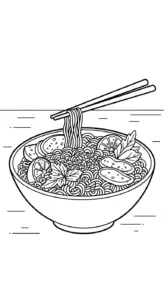 tranh tô màu Tranh Tô Màu Mì Tôm cho bé 8 tuổi