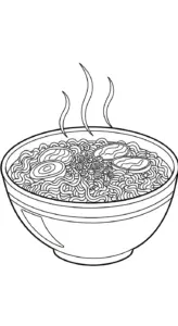 in hình tô màu Tranh Tô Màu Mì Tôm