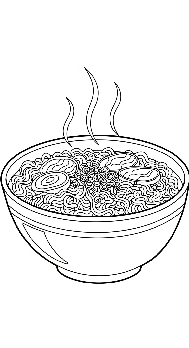 in hình tô màu Tranh Tô Màu Mì Tôm