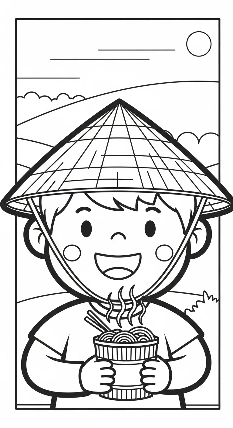 tải hình tô màu Tranh Tô Màu Mì Tôm cho bé 6 tuổi