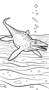 tải tranh tô màu Tranh Tô Màu Mosasaurus không mất tiền