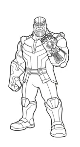 tải tranh tô màu Thanos không mất tiền