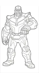tải tranh tô màu Thanos cho bé 3 tuổi