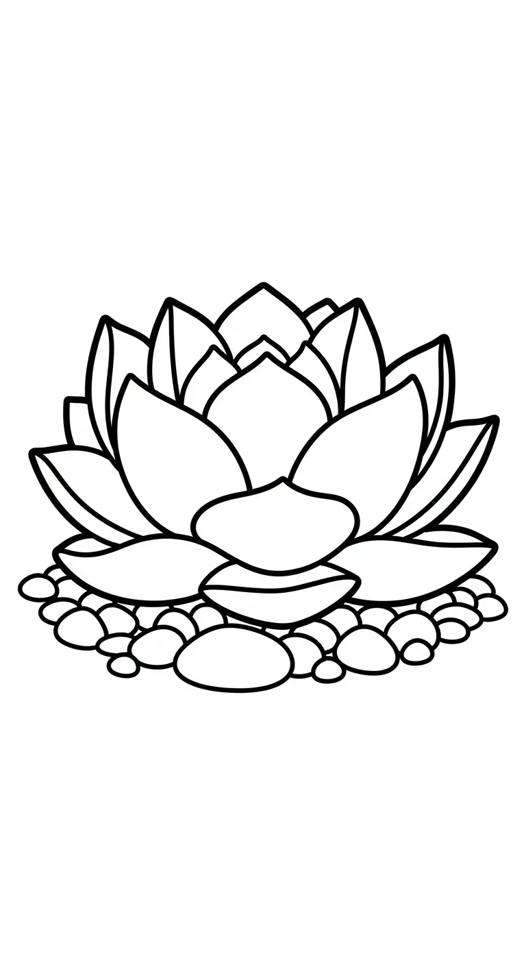 in tranh tô màu Xương Rồng cho bé 4 tuổi