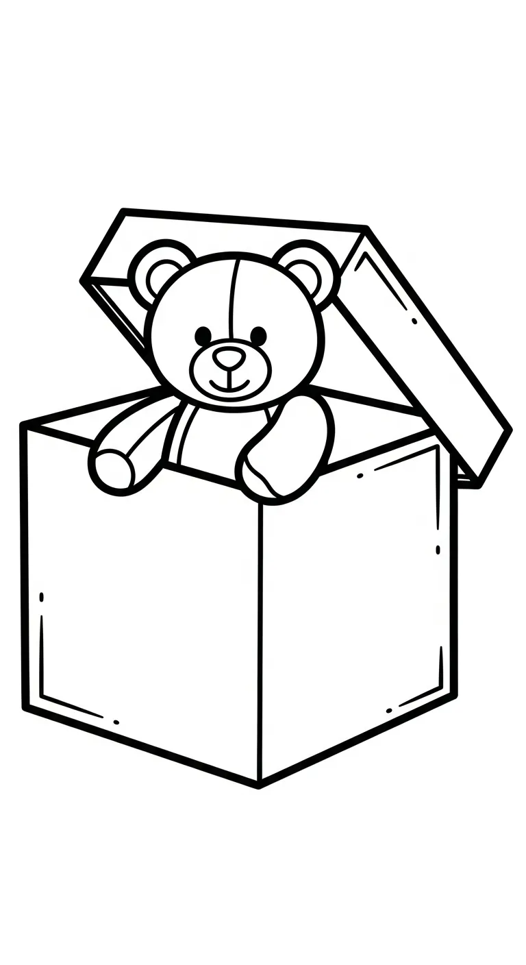 tranh tô màu Gấu Bông cho bé 6 tuổi miễn phí