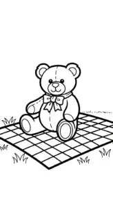 tranh tô màu Gấu Bông cho bé mới nhất