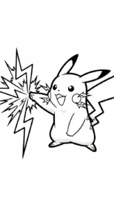 tranh tô màu Pokemon cho bé đơn giản