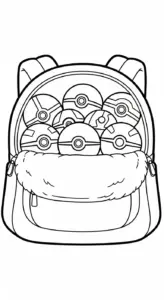 in tranh tô màu Pokemon cho bé 8 tuổi