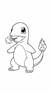 in hình tô màu Pokemon cho bé 7 tuổi