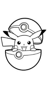 hình tô màu Pokemon cho bé 8 tuổi miễn phí