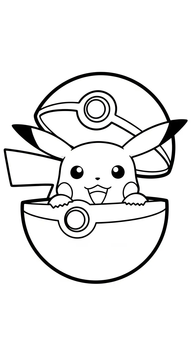 hình tô màu Pokemon cho bé 8 tuổi miễn phí