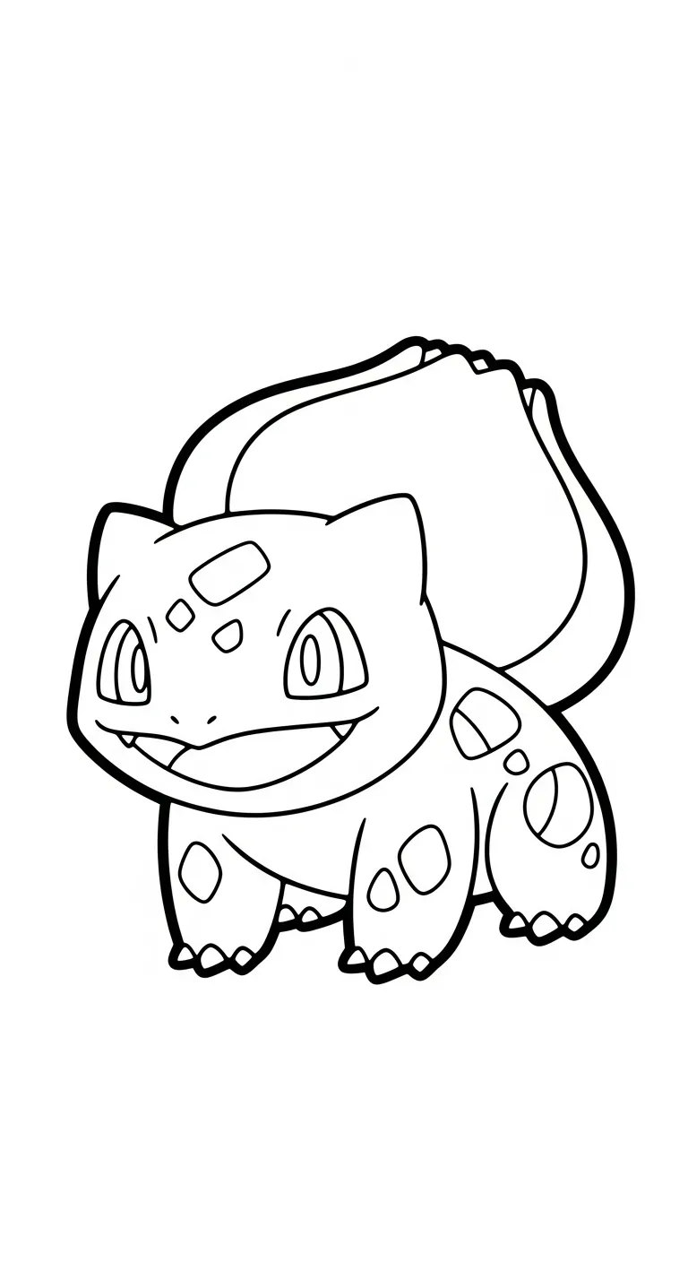 mẫu hình tô màu Pokemon cho bé 1