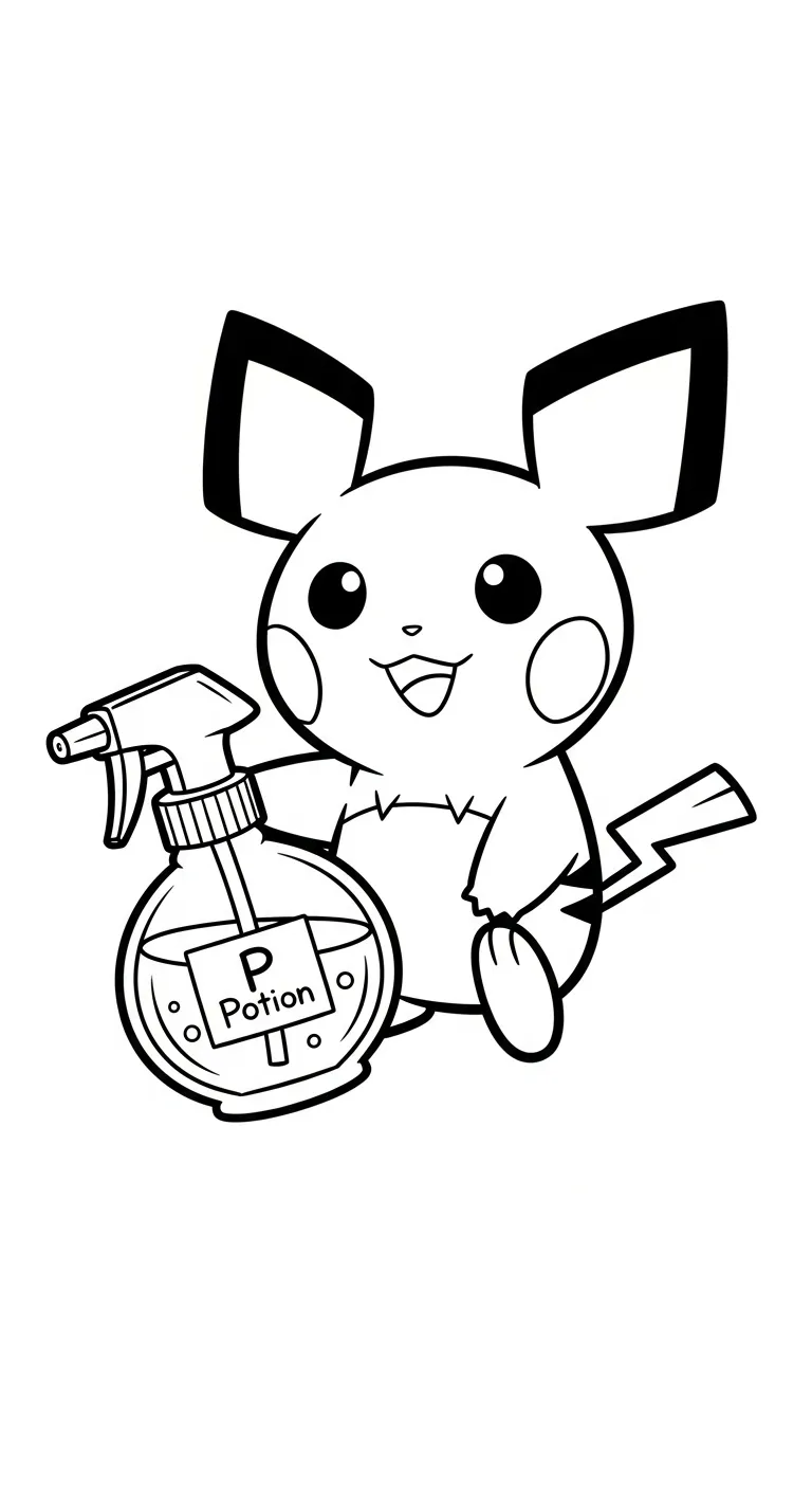 tải tranh tô màu Pokemon cho bé 5 tuổi