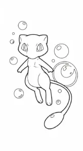 in hình tô màu Pokemon khổ A4