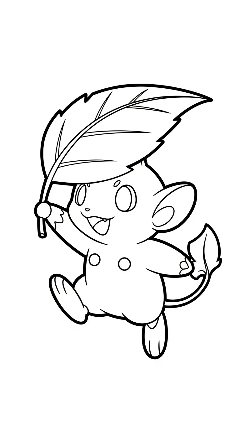 mẫu hình tô màu Pokemon cho bé