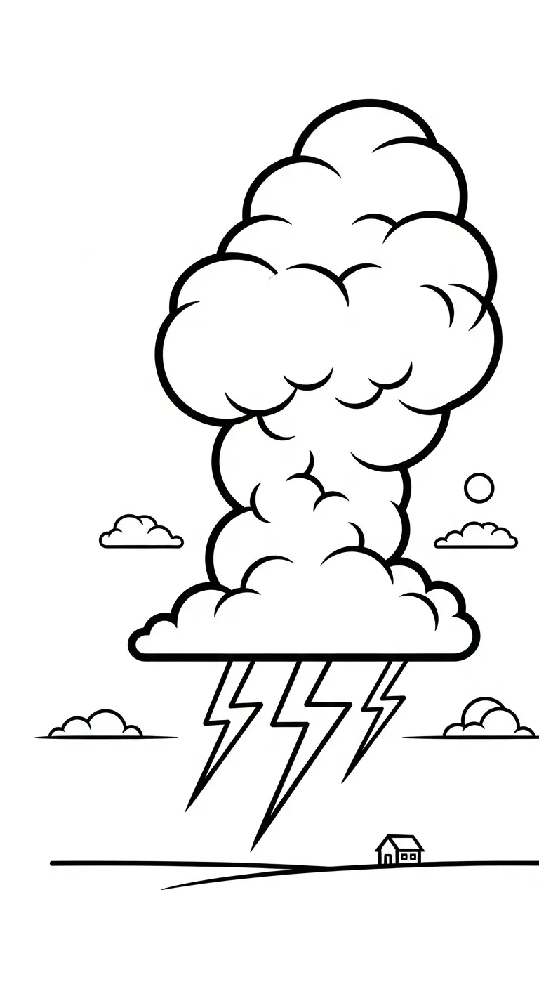 tranh tô màu Tranh tô màu bầu trời tập tô