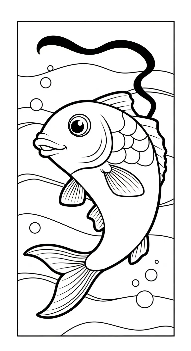 tranh tô màu Tranh tô màu cá chép pdf