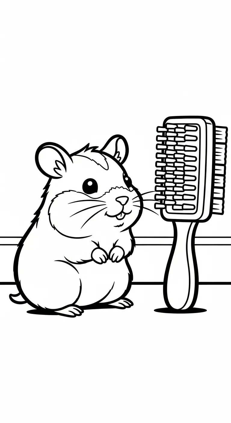 tải tranh tô màu Tranh tô màu chuột hamster không mất tiền